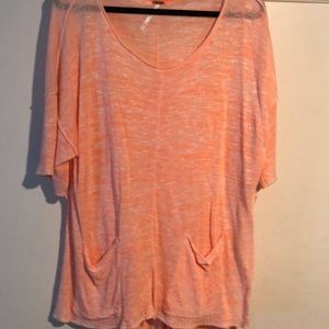 Free People Orange Tunic